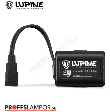 Tillbehör Batteri Lupine HardCase 2.0 Ah Fast-Click-System