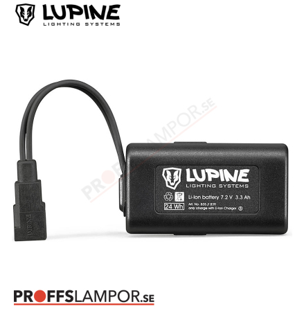 Tillbehör Batteri Lupine HardCase 3.5 Ah Fast-Click-System