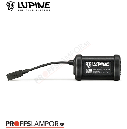 Tillbehör Batteri Lupine Hardcase 2.2 Ah