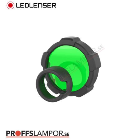 Tillbehr Ledlenser frgfilter grn 85,5 mm