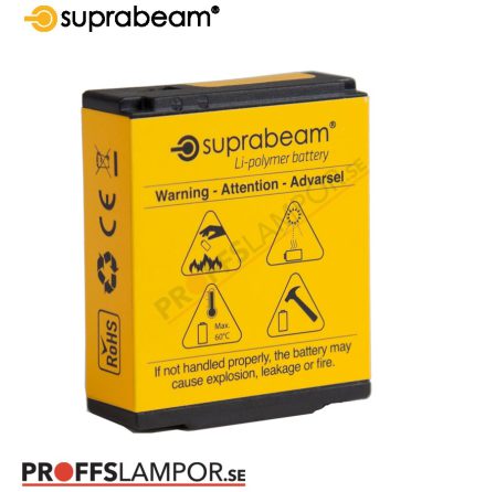 Tillbehr Batteri Suprabeam 1400 mAh, 5.18 Wh / 3.7 V