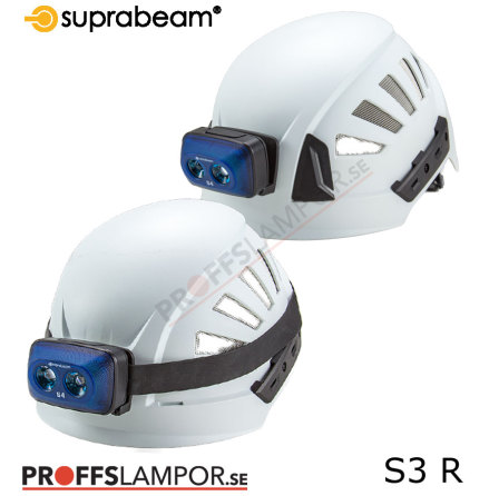Hjälmlampa Suprabeam S3 rechargeable