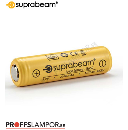 Tillbehr Batteri Suprabeam 18650