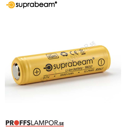 Tillbehr Batteri Suprabeam 18650 3300 mAh