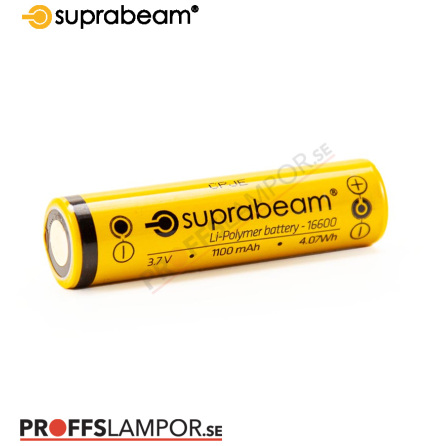 Tillbehr Batteri Suprabeam 16600 1100 mAh