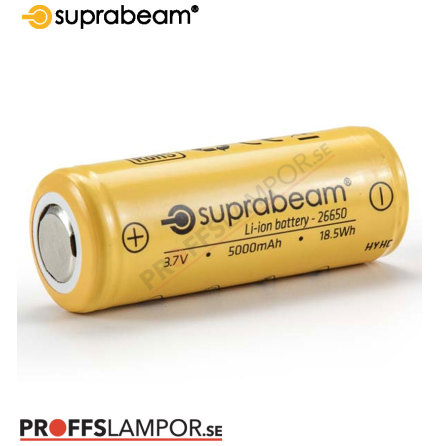 Tillbehr Batteri Suprabeam 26650 