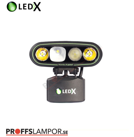 Hjälmlampa LEDX Mamba 4000 X-pand